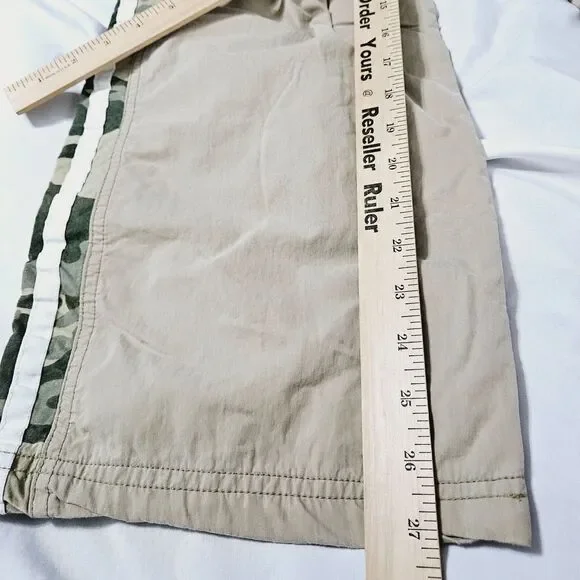 Cherokee Mens Cargo Pants Beige Size XL Cotton Blend Pockets Elastic Waist - Picture 4 of 12